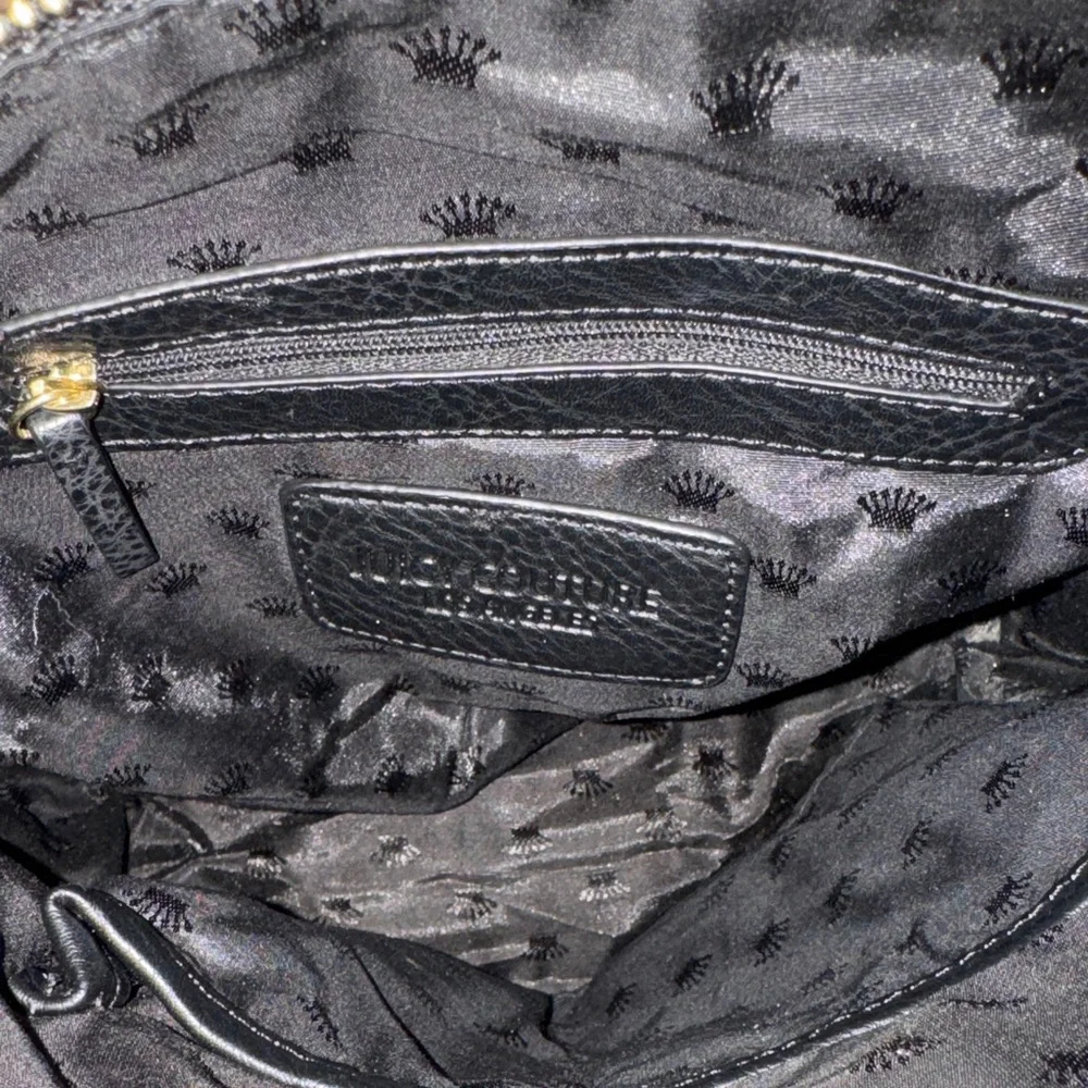 Juicy Couture Black Satchel with Gold Accents - Picture 8 of 15